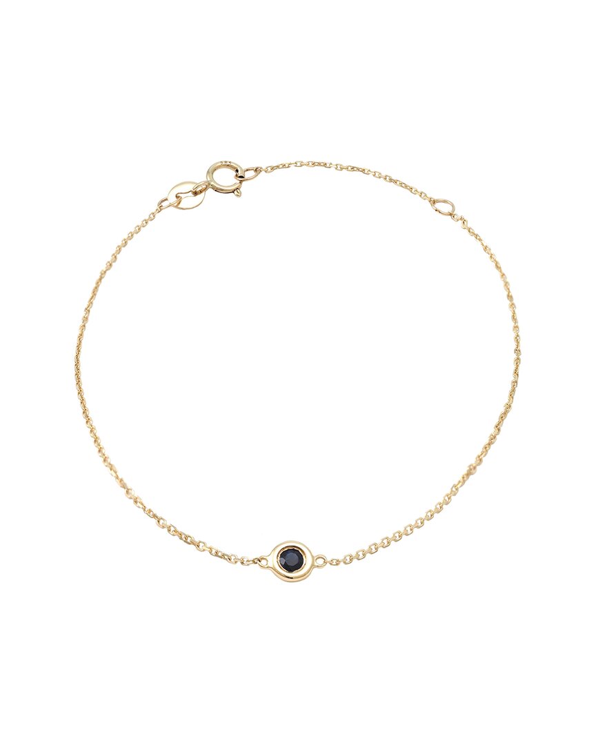 Gemstones Classic 14k 0.11 Ct. Tw. Sapphire Bracelet