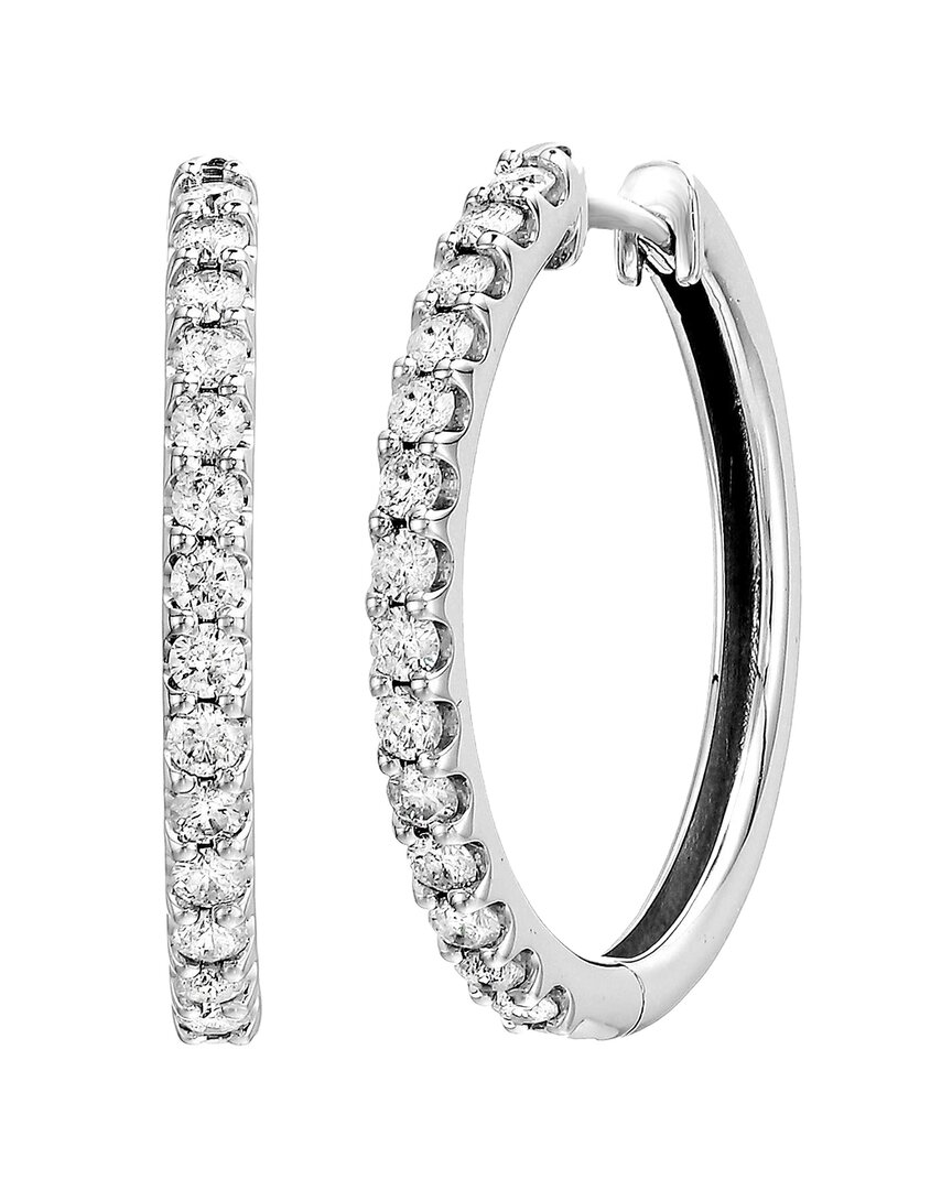 Amairah 10k 1.00 Ct. Tw. Lab-grown Diamond Hoops