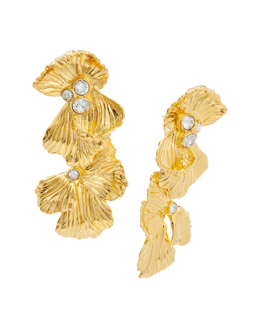 Chloé Flowers Earrings In Gold