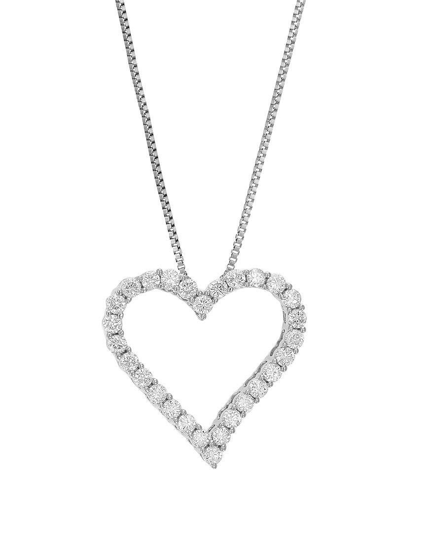 Amairah Silver 0.50 Ct. Tw. Lab-grown Diamond Pendant