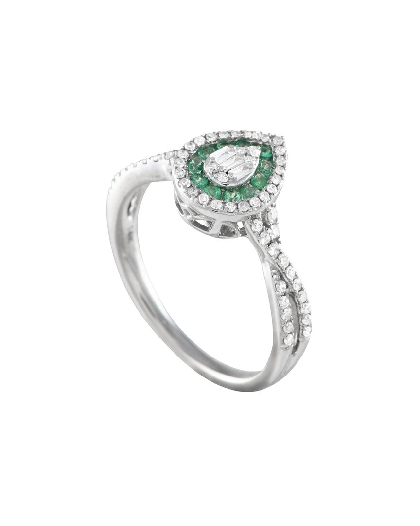Gemstones 14k 0.60 Ct. Tw. Diamond & Sapphire Ring