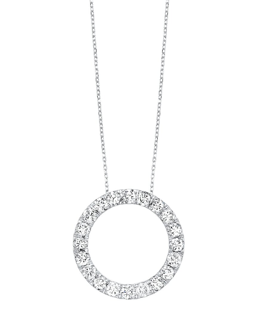Lab Grown Diamonds 14k 2.00 Ct. Tw. Lab-grown Diamond Circle Pendant