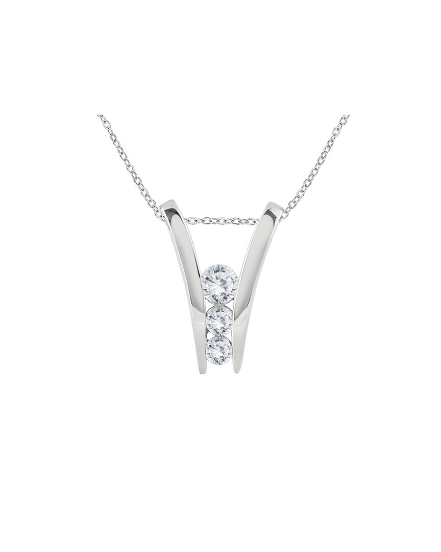 The Eternal Fit 10k 0.46 Ct. Tw. Diamond Pendant Necklace