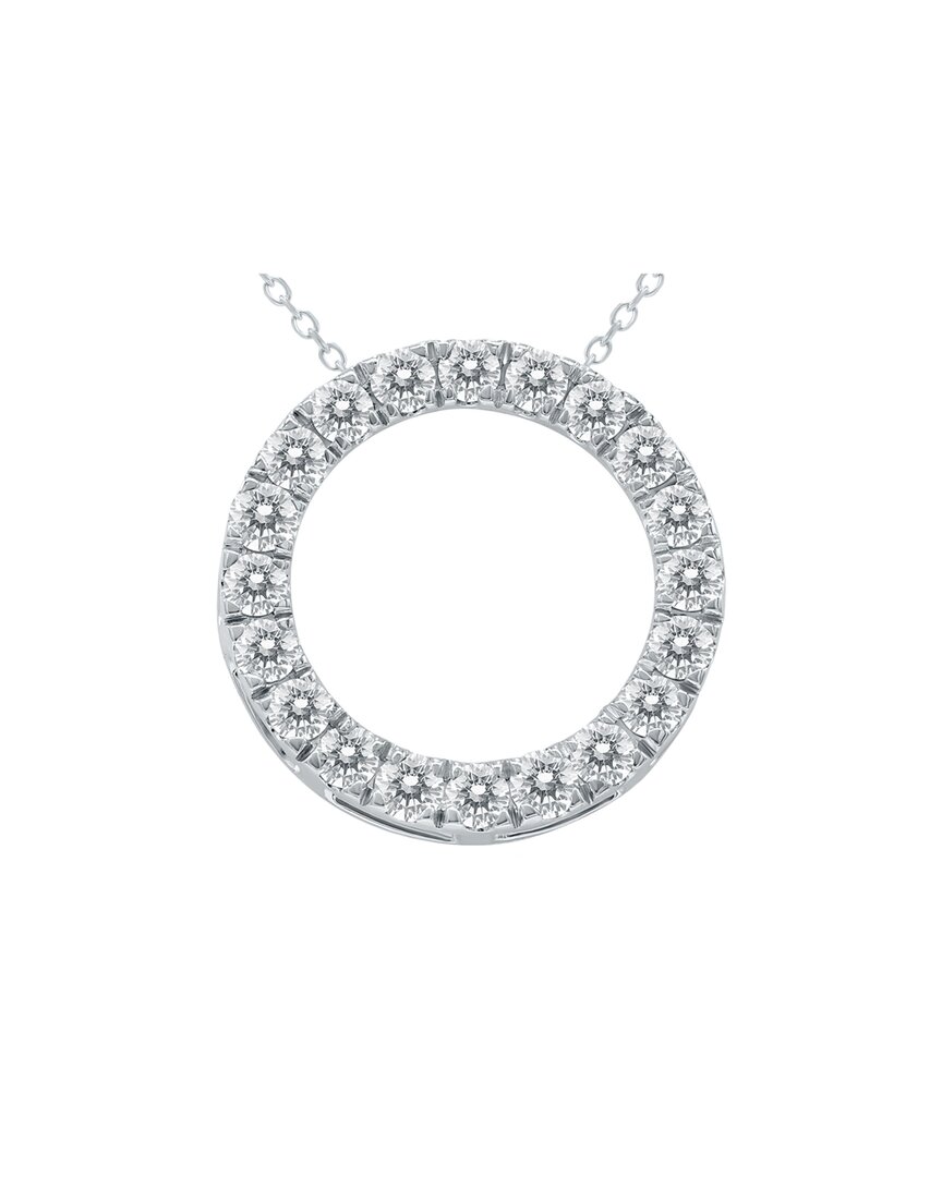 The Eternal Fit 10k 0.96 Ct. Tw. Diamond Pendant Necklace