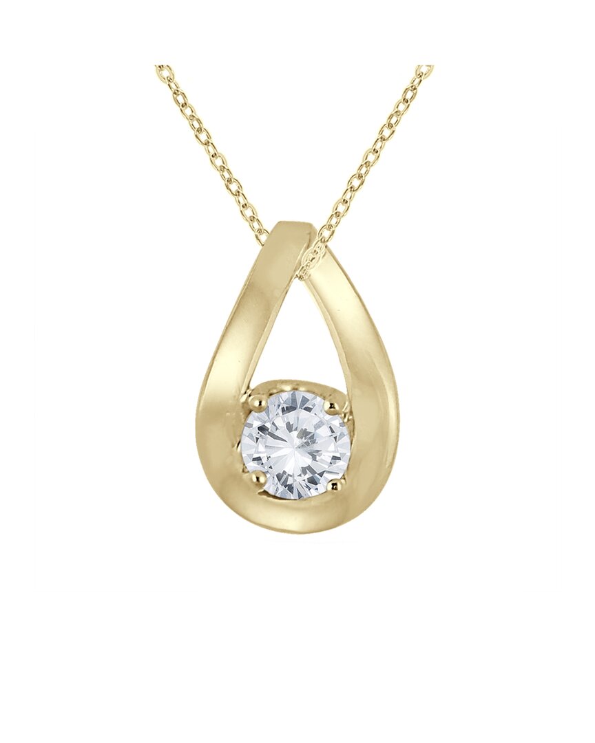 The Eternal Fit 10k 0.46 Ct. Tw. Diamond Pendant Necklace