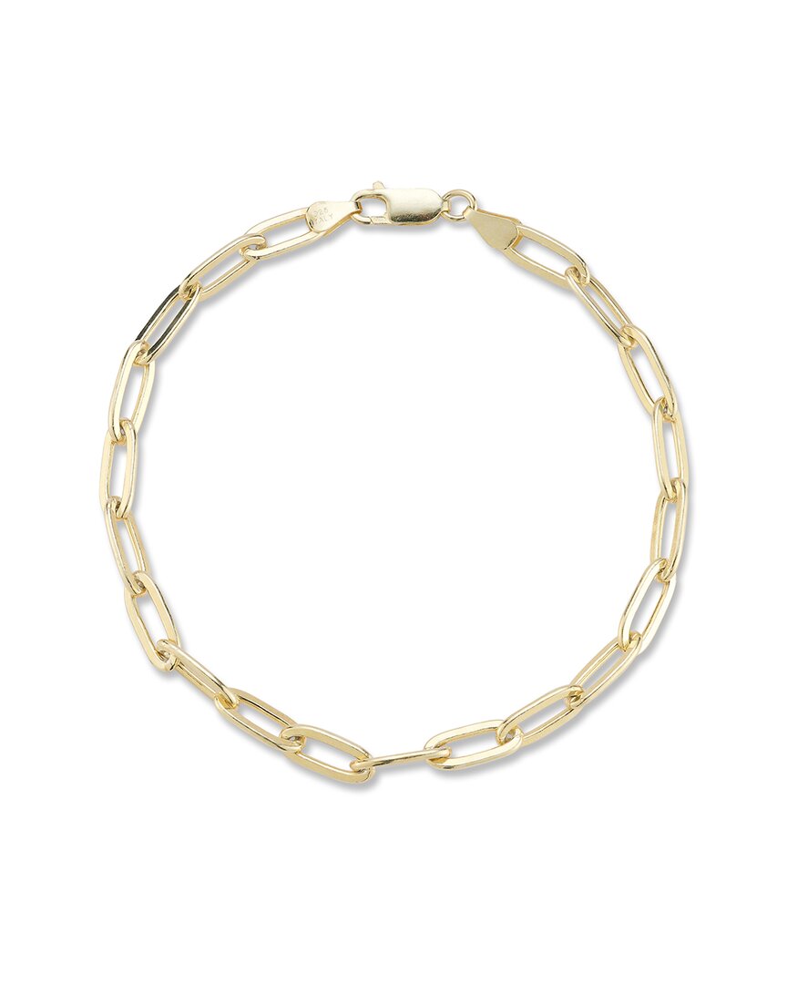 Yield Of Men Silver 3mm Paperclip Chain Bracelet