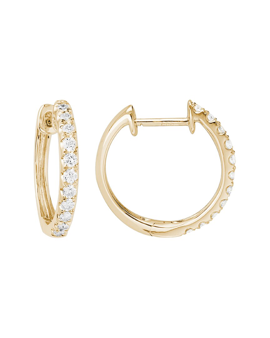 Diamond Select Cuts 14k 0.49 Ct. Tw. Diamond Hoops