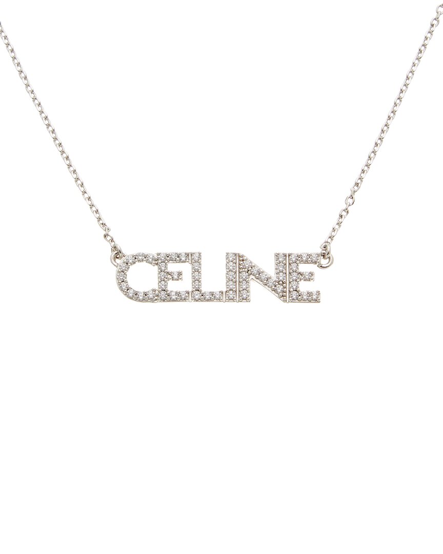 Celine Ladies Monochroms Strass Necklace