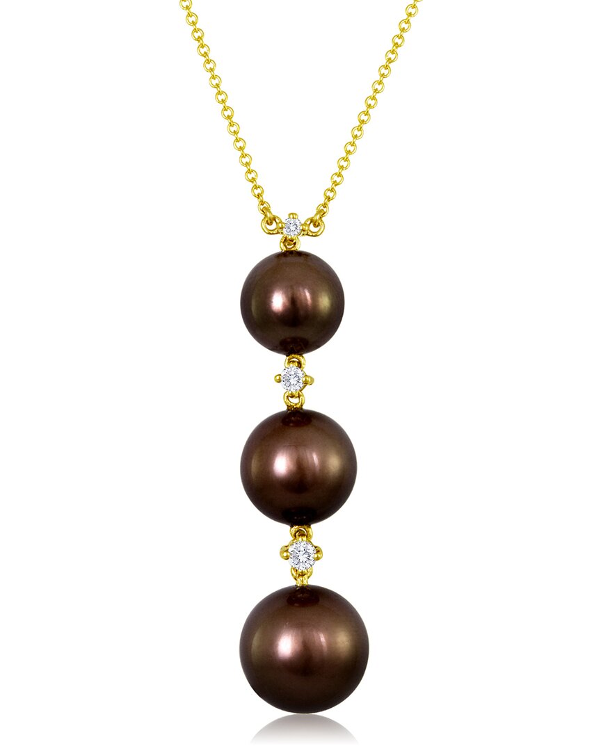 Le Vian Ladies Wisdon Pearls Necklaces Set In 14k Honey Gold