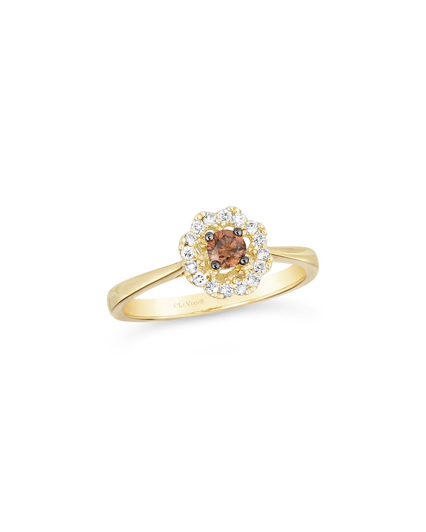 Le Vian ® Euphoria Chocolate 14k 0.32 Ct. Tw. Diamond Half-eternity Ring