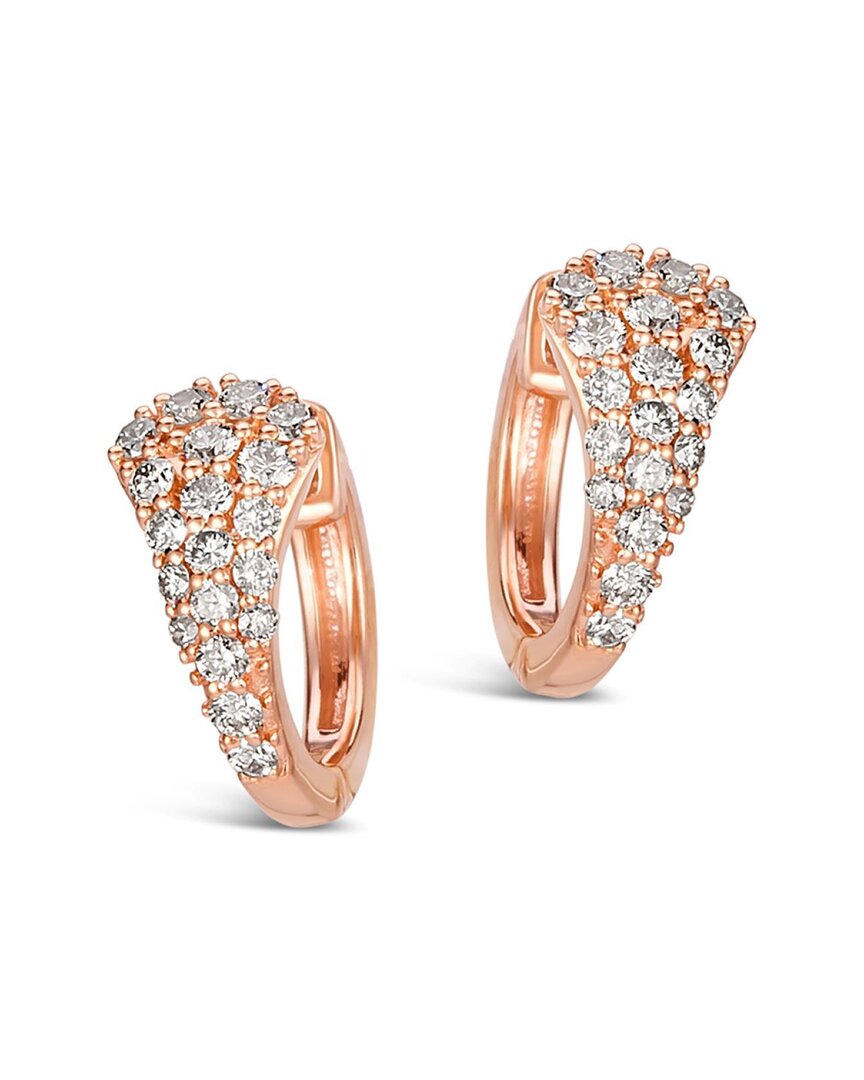 Le Vian Ladies Nude Palette Earrings Set In 14k Strawberry Gold