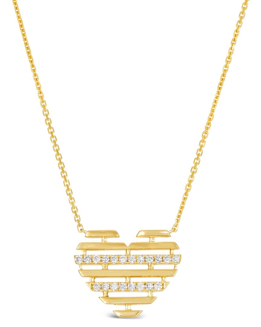 Le Vian Ladies Hearts Necklace Set In 14k Honey Gold