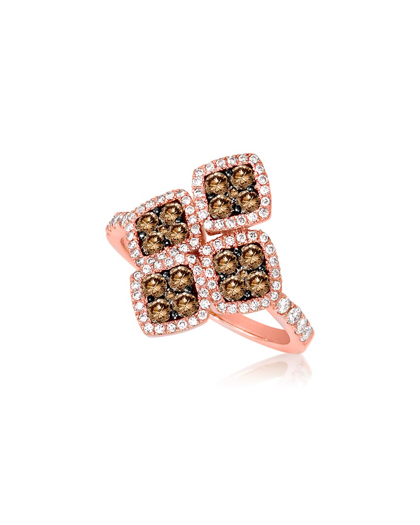Le Vian ® Geometric 14k Rose Gold 1.14 Ct. Tw. Diamond Half-eternity Ring