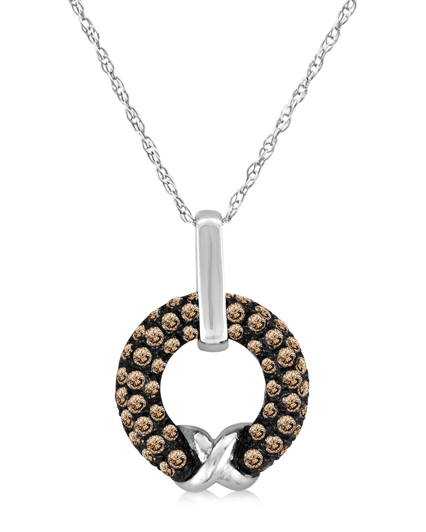 Le Vian Ladies Chocolate Diamond Necklaces Set In 14k Vanilla Gold