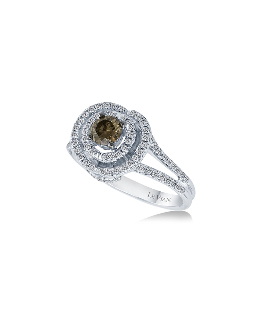 Le Vian Ladies Chocolate Diamonds Fashion Ring In 14k Vanilla Gold