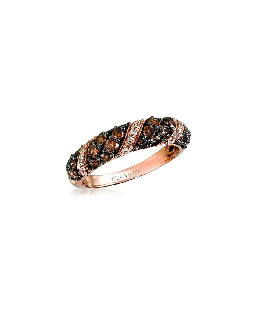 Le Vian ® Band 14k Rose Gold 1.13 Ct. Tw. Diamond Half-eternity Ring