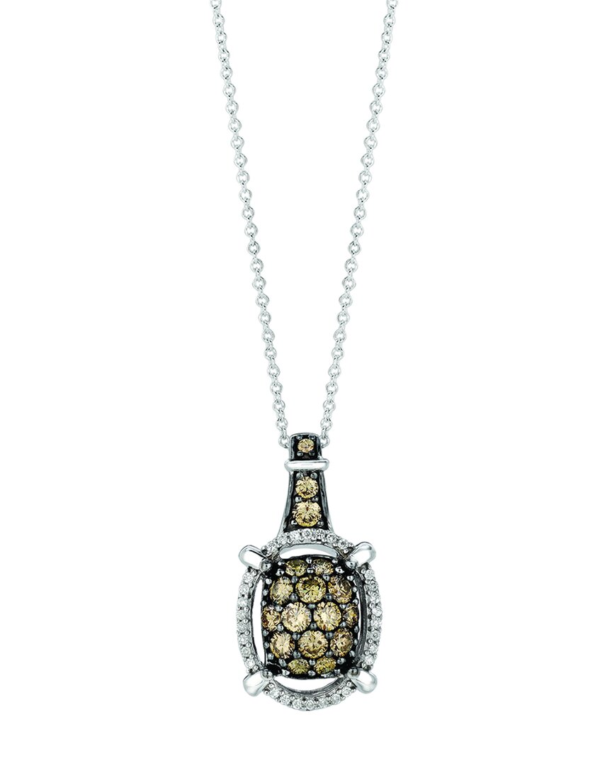 Le Vian Ladies' Chocolate Diamonds Fashion Pendant In 14k Vanilla Gold