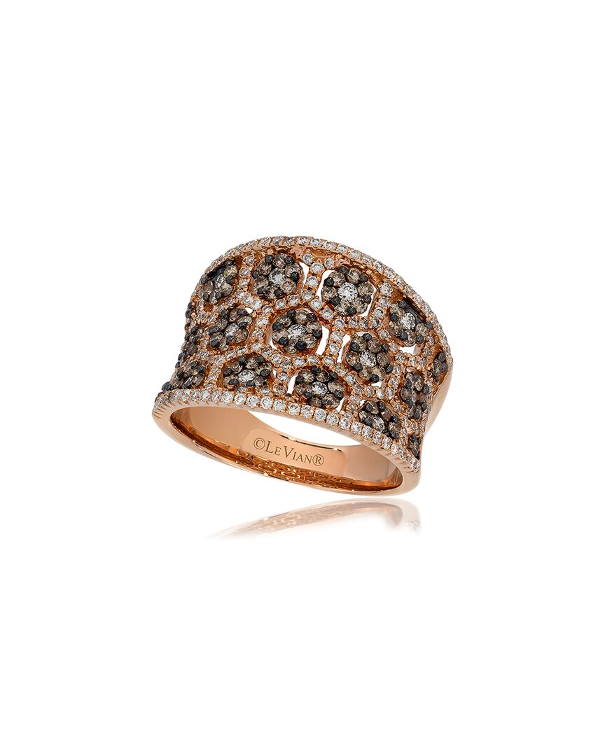 Le Vian Ladies Grand Sample Sale Ring In 14k Strawberry Gold