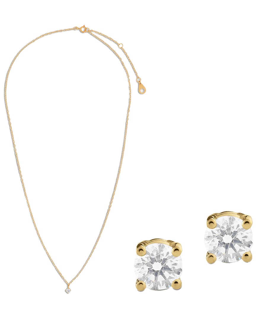 Pajure Fine Jewelry 14K & 18K 0.57 ct. tw. Lab-Grown Diamond Jewelry Set
