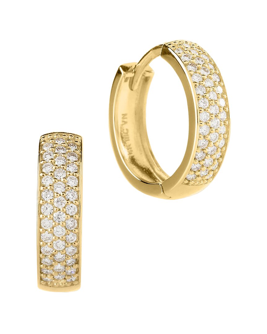 Pajure Fine Jewelry 14K 0.50 ct. tw. Lab-Grown Diamond Huggie Hoops