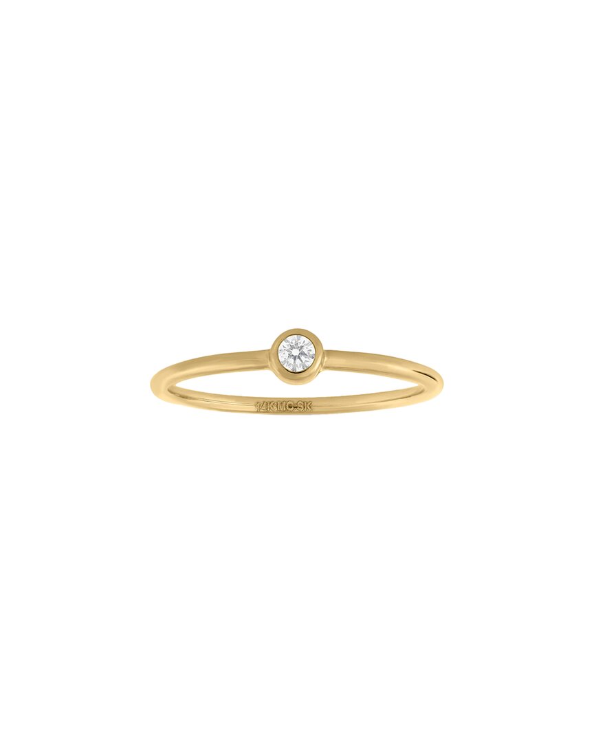 Pajure Fine Jewelry 14K 0.06 ct. tw. Lab-Grown Diamond Ring
