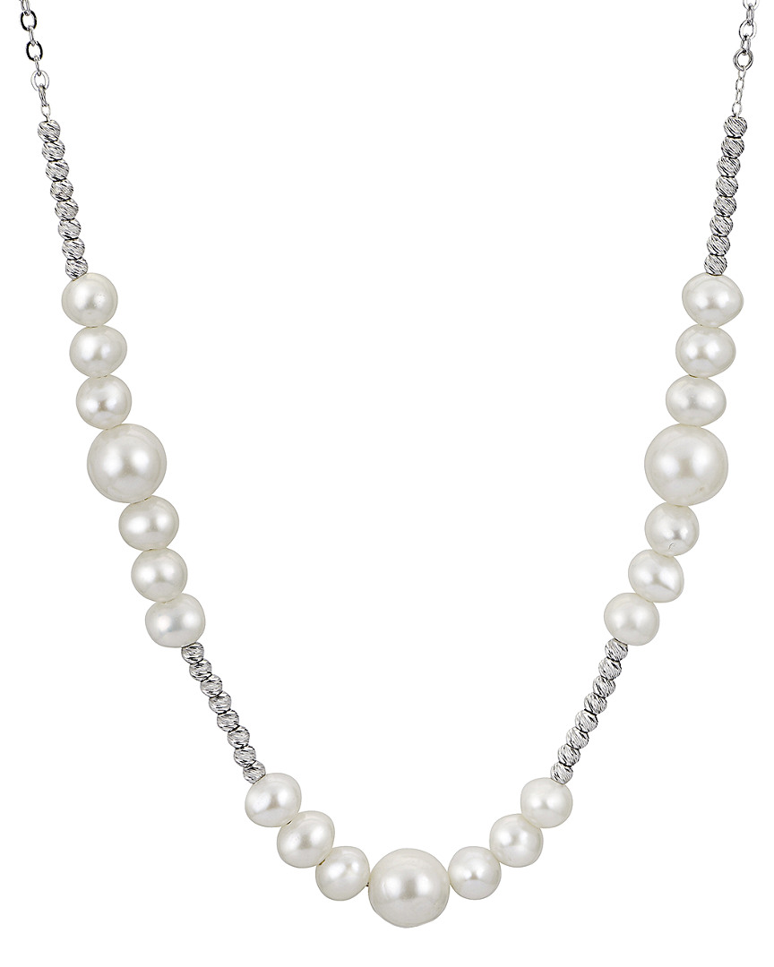 Pearls Imperial Brillance Silver 5-9.5mm Freshwater Pearl Necklace