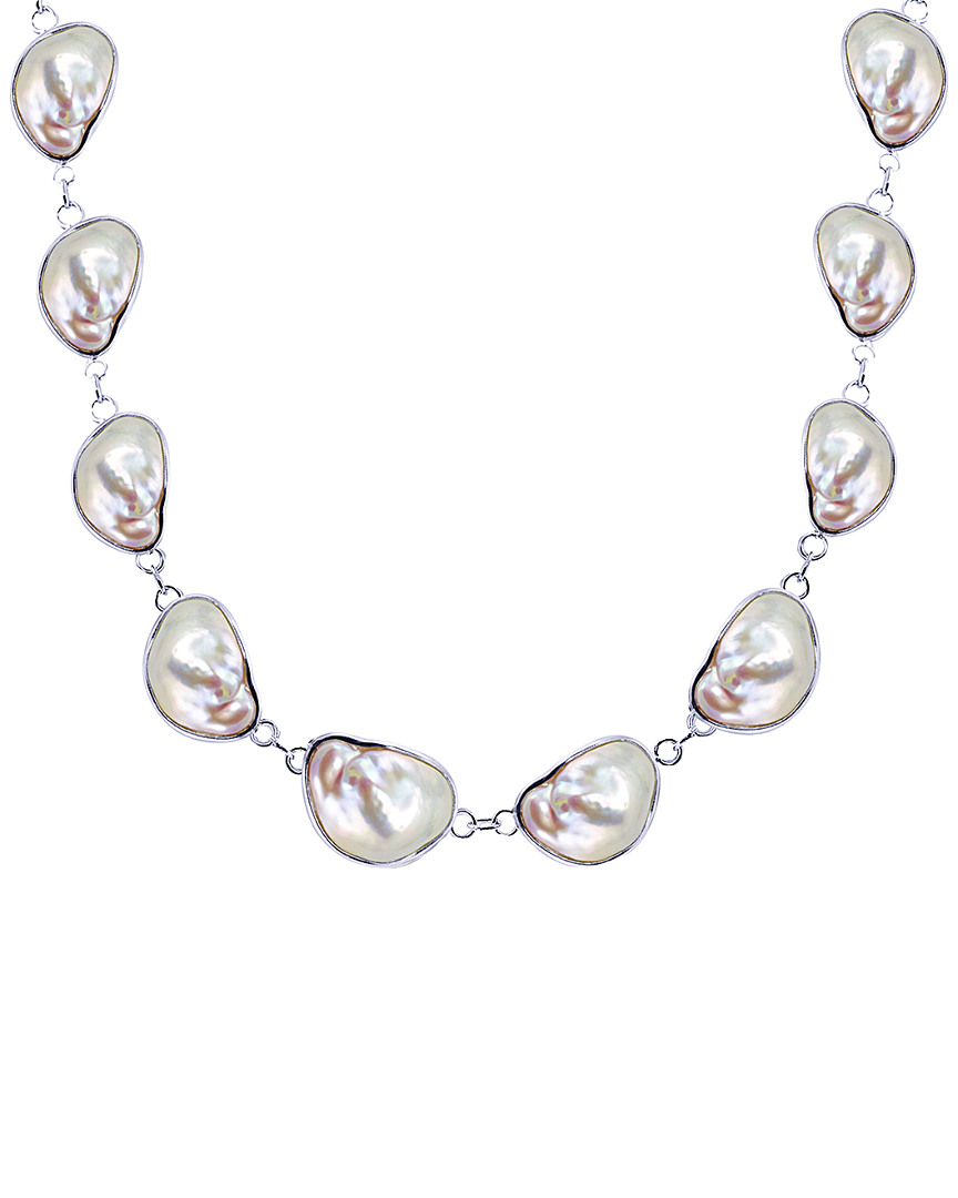Pearls Imperial Silver 13-18mm Pearl Necklace