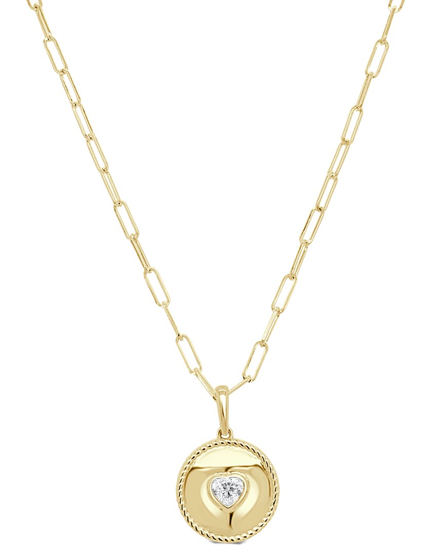 Sabrina Designs 14k 0.26 Ct. Tw. Diamond Medallion Necklace