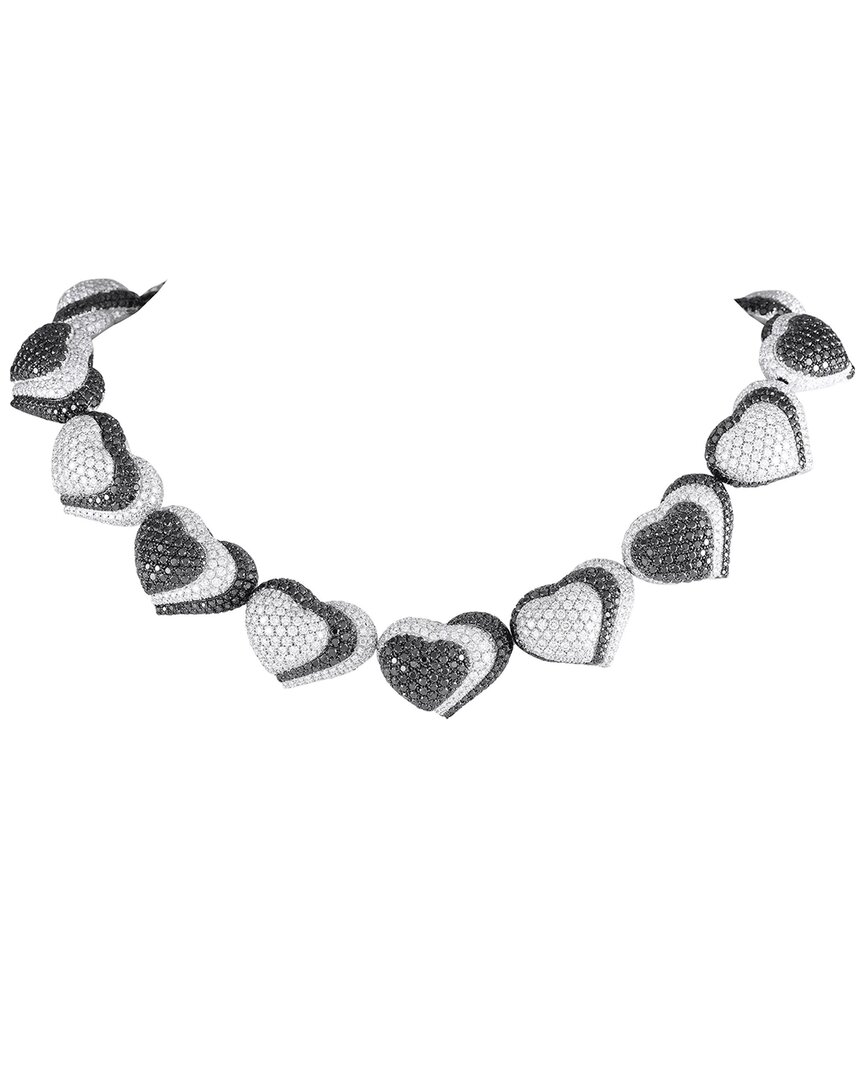 De Grisogono 18k 57.56 Ct. Tw. Diamond Hearts Necklace (authentic )