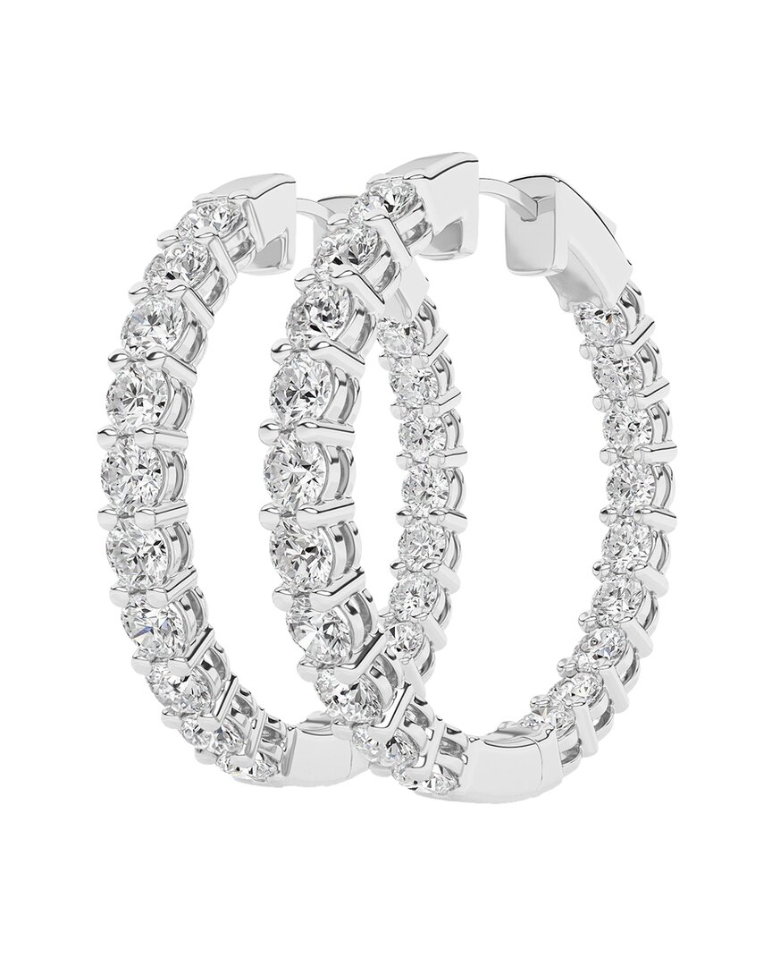 Lab Grown Diamonds 14k 3.00 Ct. Tw. Lab-grown Diamond Hoops