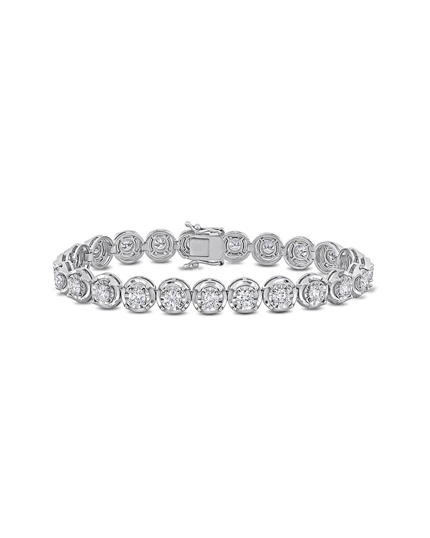 Lab Grown Diamonds Creative Forever 14k 4.83 Ct. Tw. Lab-grown Diamond Tennis Bracelet