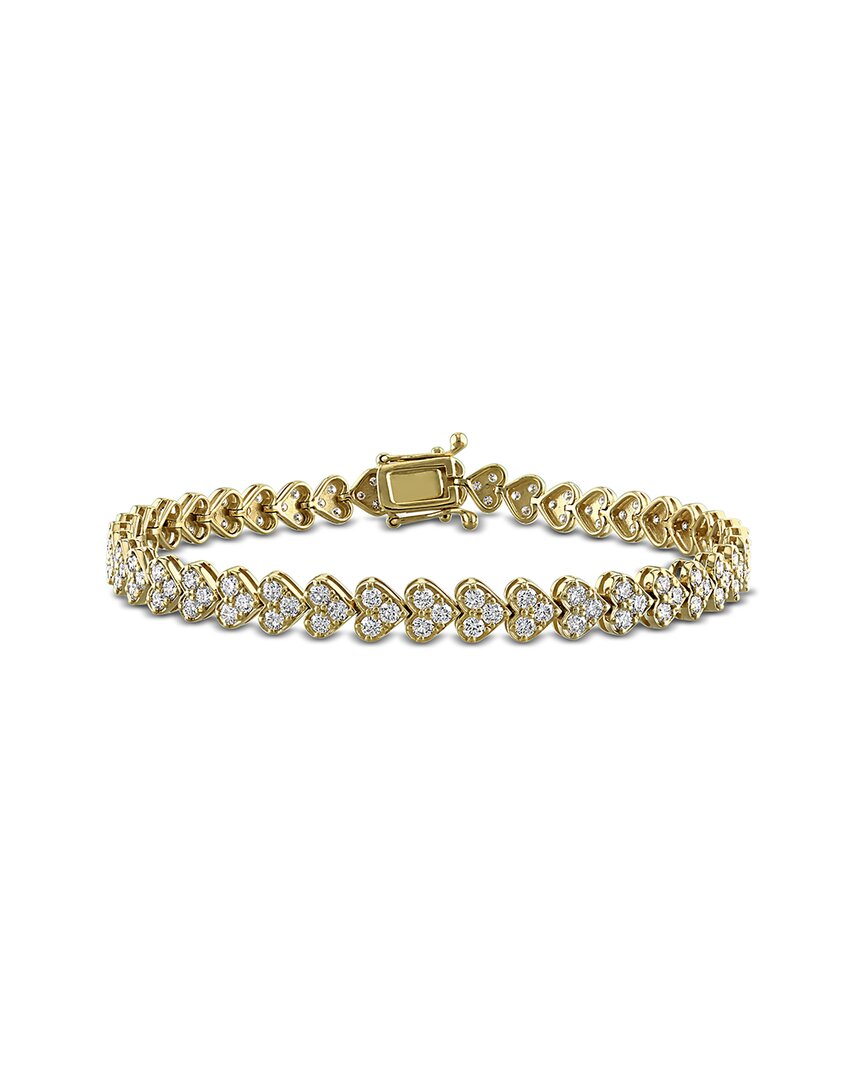 Lab Grown Diamonds Created Forever 14k 3.29 Ct. Tw. Lab-grown Diamond Tennis Bracelet