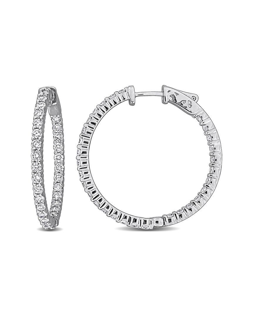 Lab Grown Diamonds Creative Forever 14k 2.70 Ct. Tw. Lab-grown Diamond Hoop Earrings