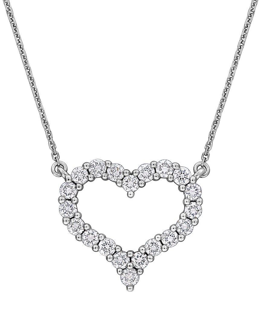 Lab Grown Diamonds Creative Forever 14k 1.00 Ct. Tw. Lab-grown Diamond Center Design Necklace