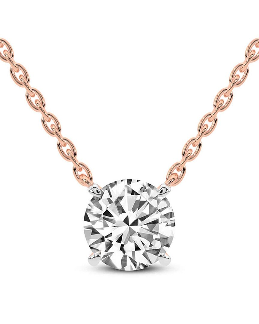 Lab Grown Diamonds 14k Rose Gold 8.00 Ct. Tw. Lab-grown Diamond Necklace