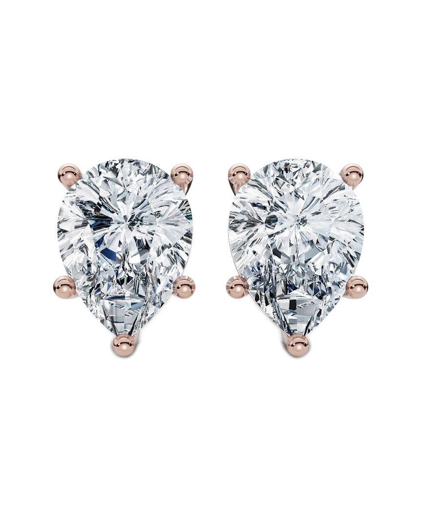 Lab Grown Diamonds 14k Rose Gold 2.00 Ct. Tw. Lab-grown Diamond Earrings