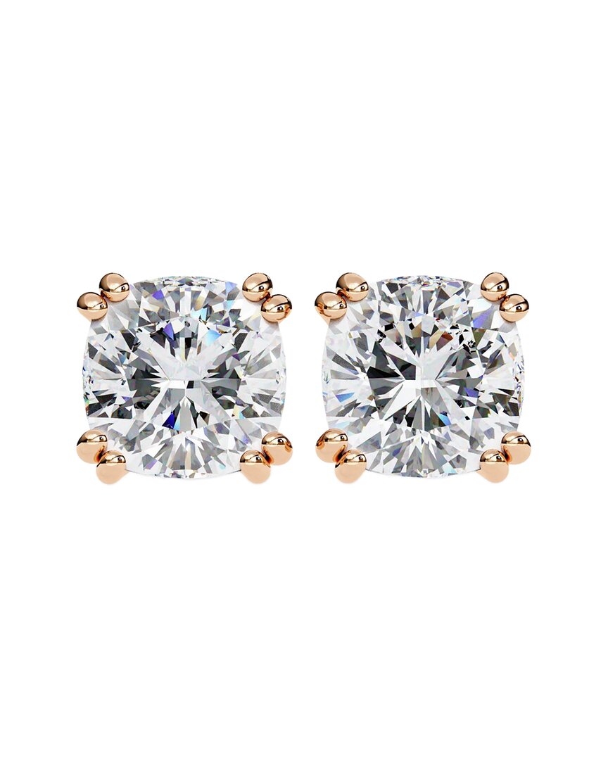 Lab Grown Diamonds 14k Rose Gold 2.00 Ct. Tw. Lab-grown Diamond Earrings