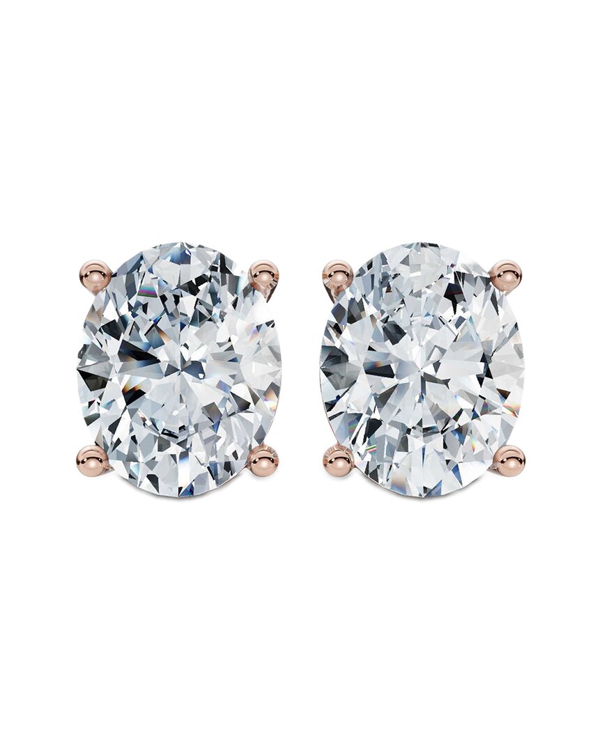 Lab Grown Diamonds 14k Rose Gold 2.00 Ct. Tw. Lab-grown Diamond Earrings