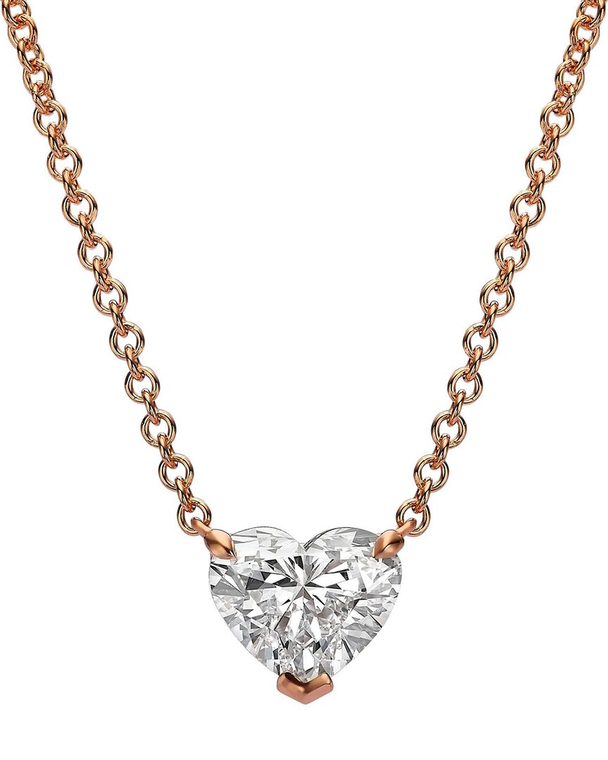 Lab Grown Diamonds 14k Rose Gold 5.50 Ct. Tw. Lab-grown Diamond Necklace