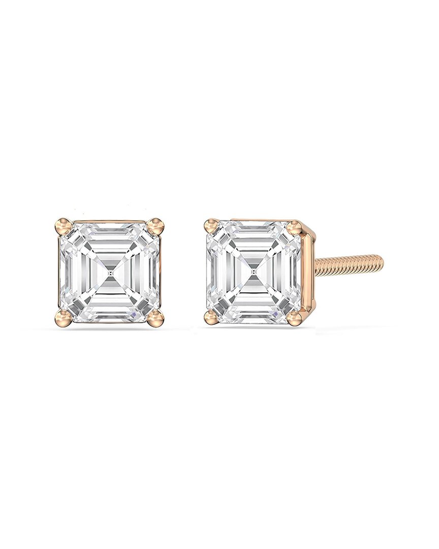 Lab Grown Diamonds 14k Rose Gold 6.00 Ct. Tw. Lab-grown Diamond Earrings