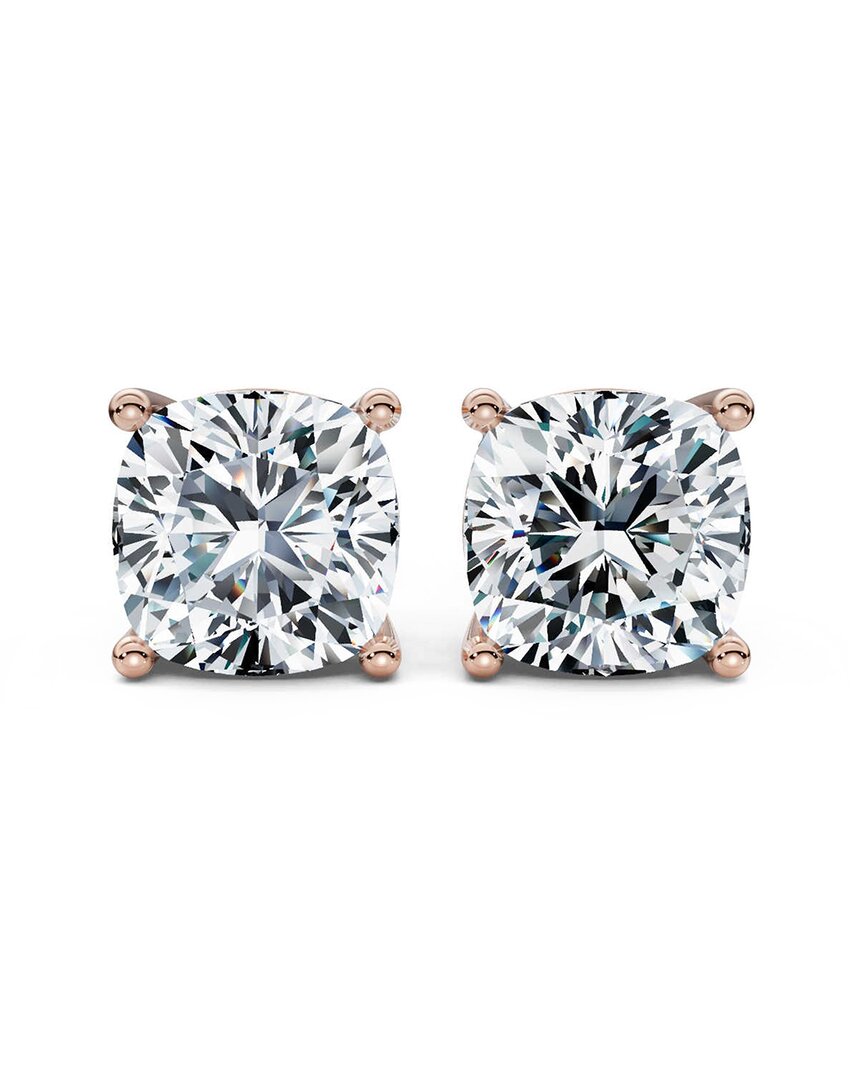 Lab Grown Diamonds 14k Rose Gold 8.00 Ct. Tw. Lab-grown Diamond Earrings
