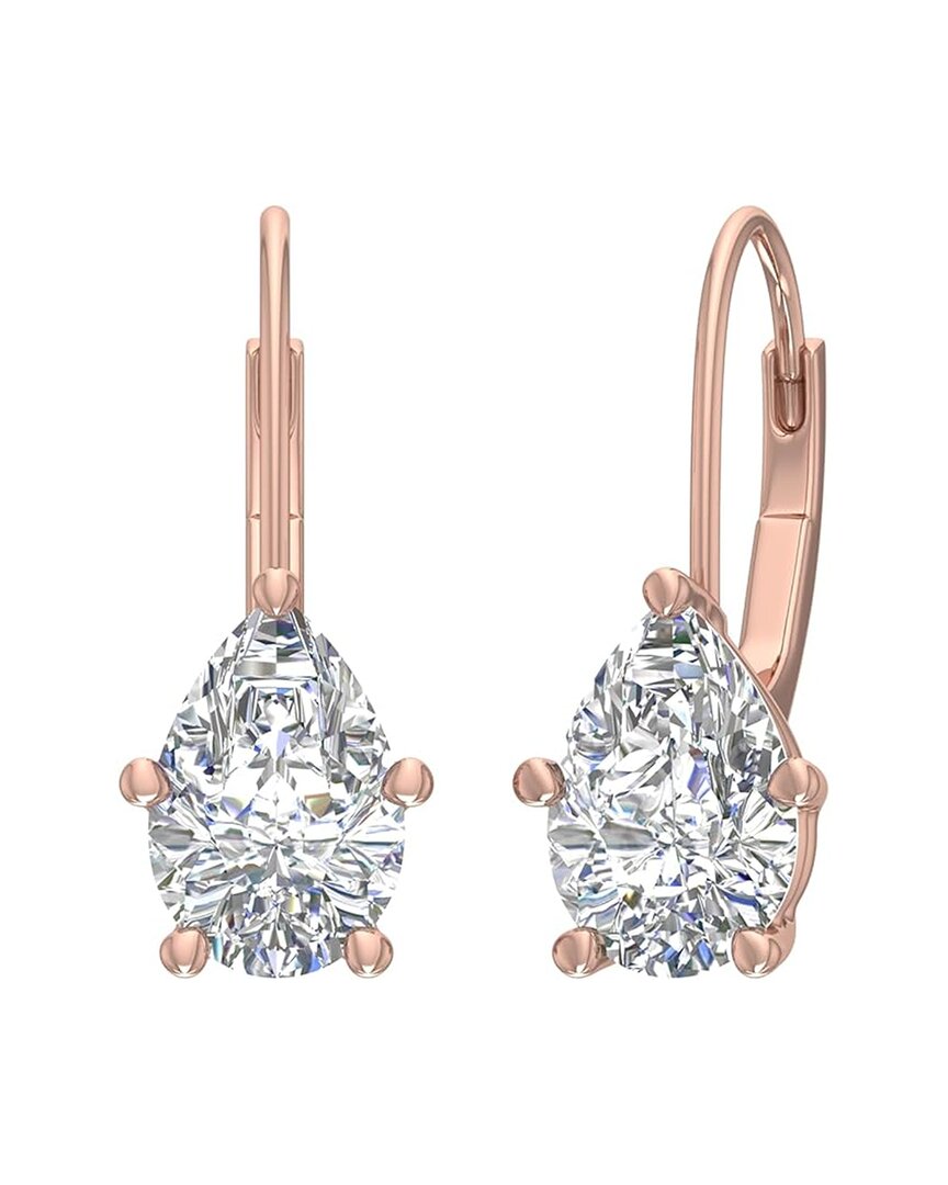 Lab Grown Diamonds 14k Rose Gold 6.00 Ct. Tw. Lab-grown Diamond Earrings