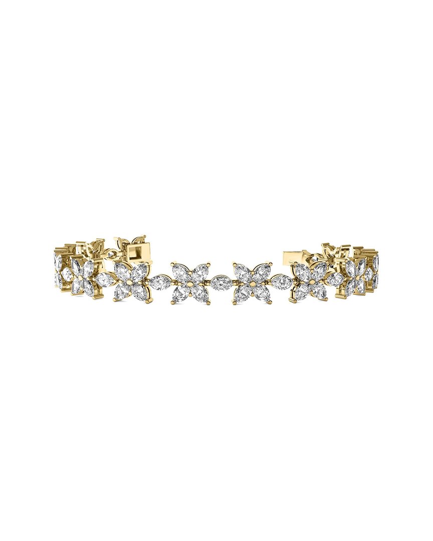 Lab Grown Diamonds 14k 14.00 Ct. Tw. Lab-grown Diamond Bracelet