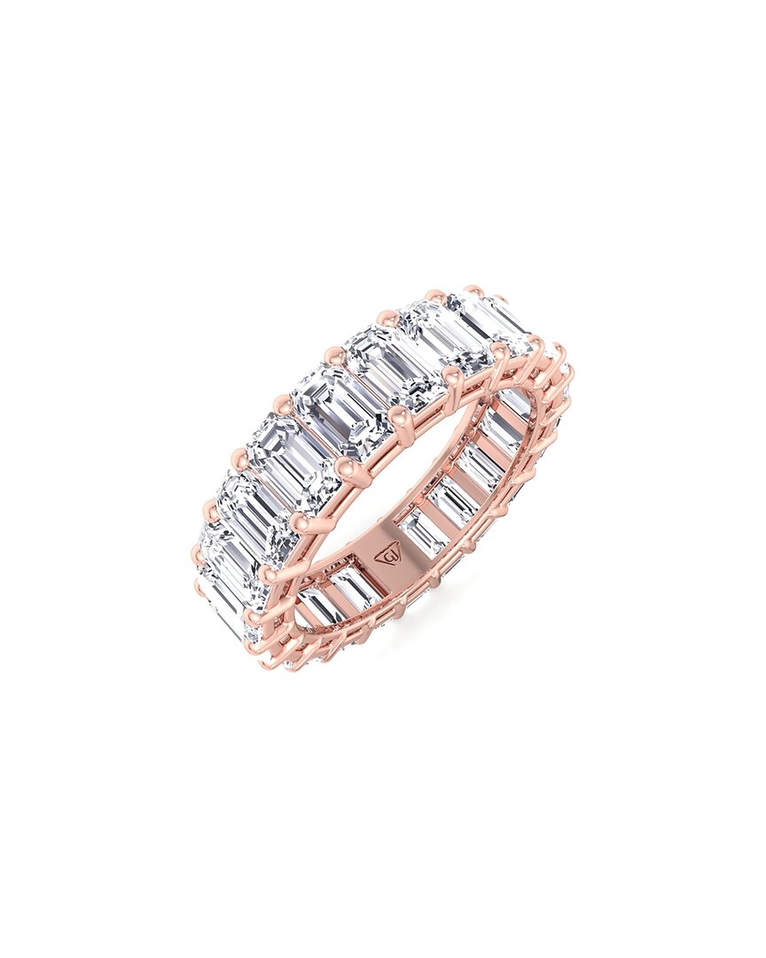 Lab Grown Diamonds 14k Rose Gold 10.76 Ct. Tw. Lab-grown Diamond Ring