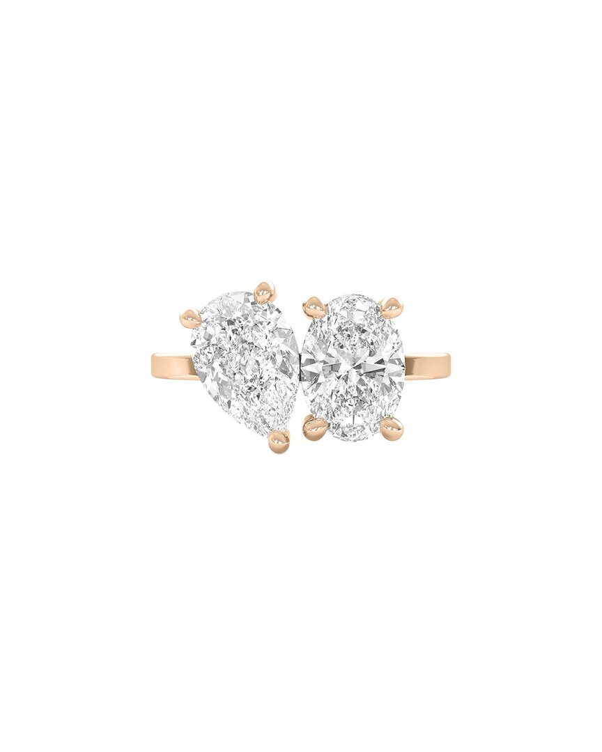 Lab Grown Diamonds 14k Rose Gold 2.00 Ct. Tw. Lab-grown Diamond Ring