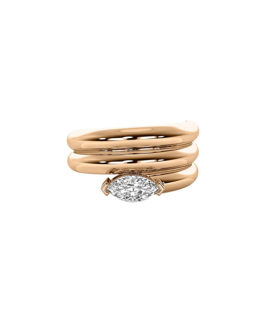 Lab Grown Diamonds 14k Rose Gold 0.40 Ct. Tw. Lab-grown Diamond Ring