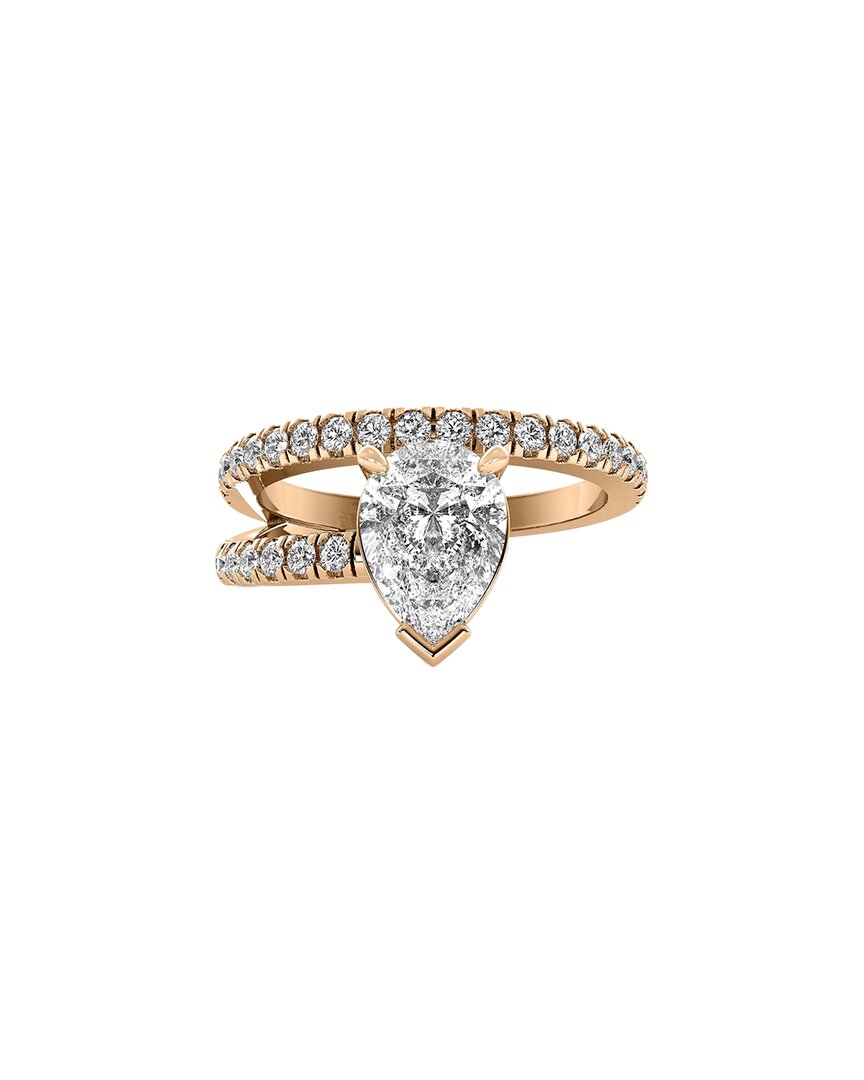 Lab Grown Diamonds 14k Rose Gold 1.00 Ct. Tw. Lab-grown Diamond Ring