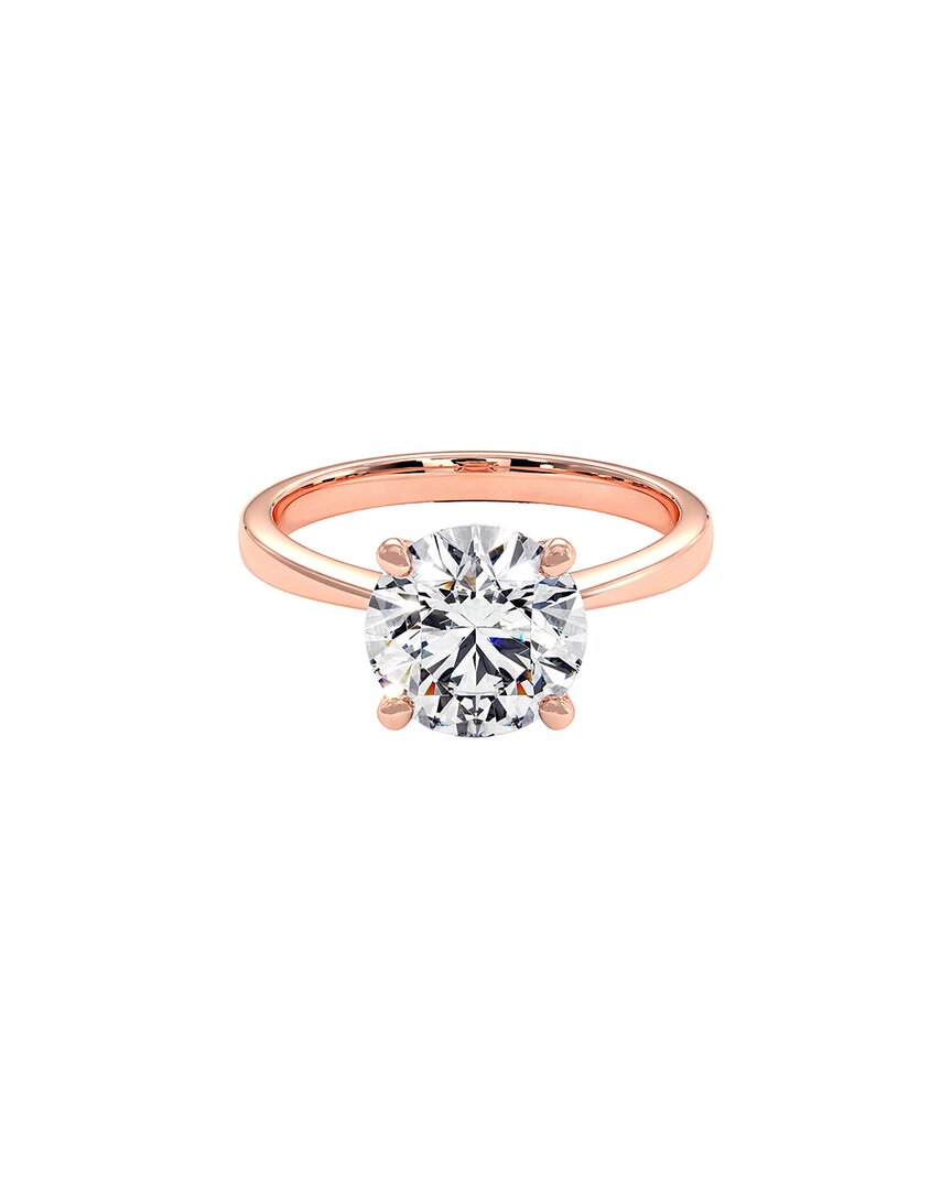 Lab Grown Diamonds 14k Rose Gold 3.00 Ct. Tw. Lab-grown Diamond Ring