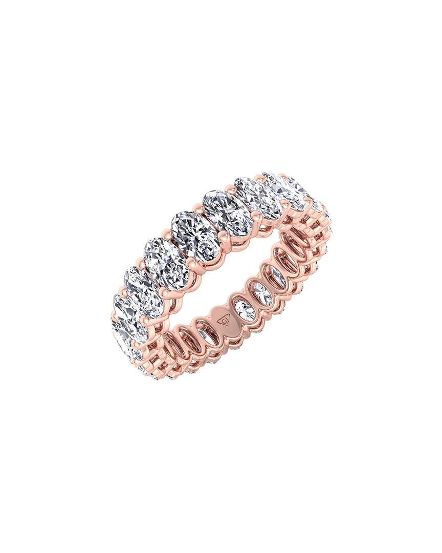 Lab Grown Diamonds 14k Rose Gold 10.76 Ct. Tw. Lab-grown Diamond Ring