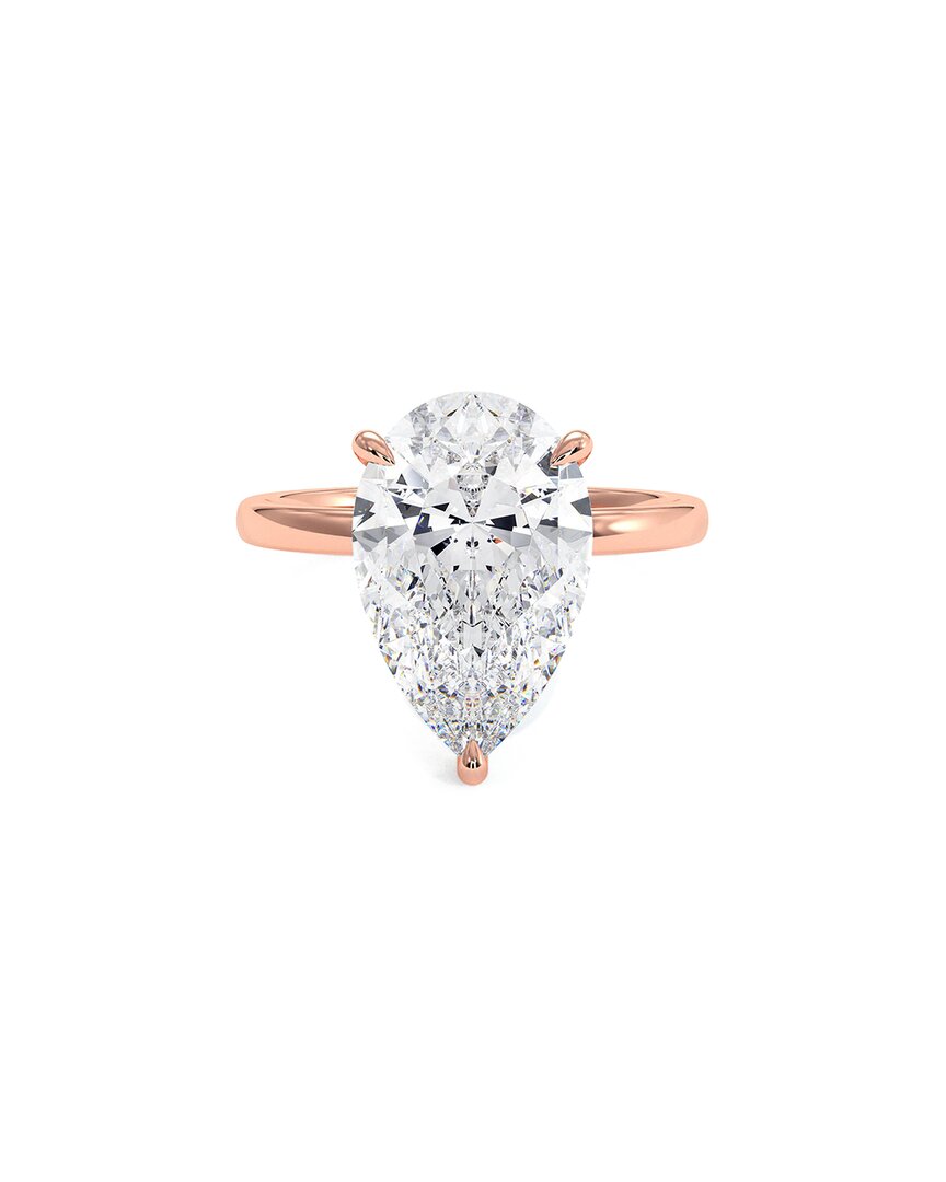 Lab Grown Diamonds 14k Rose Gold 4.01 Ct. Tw. Lab-grown Diamond Ring